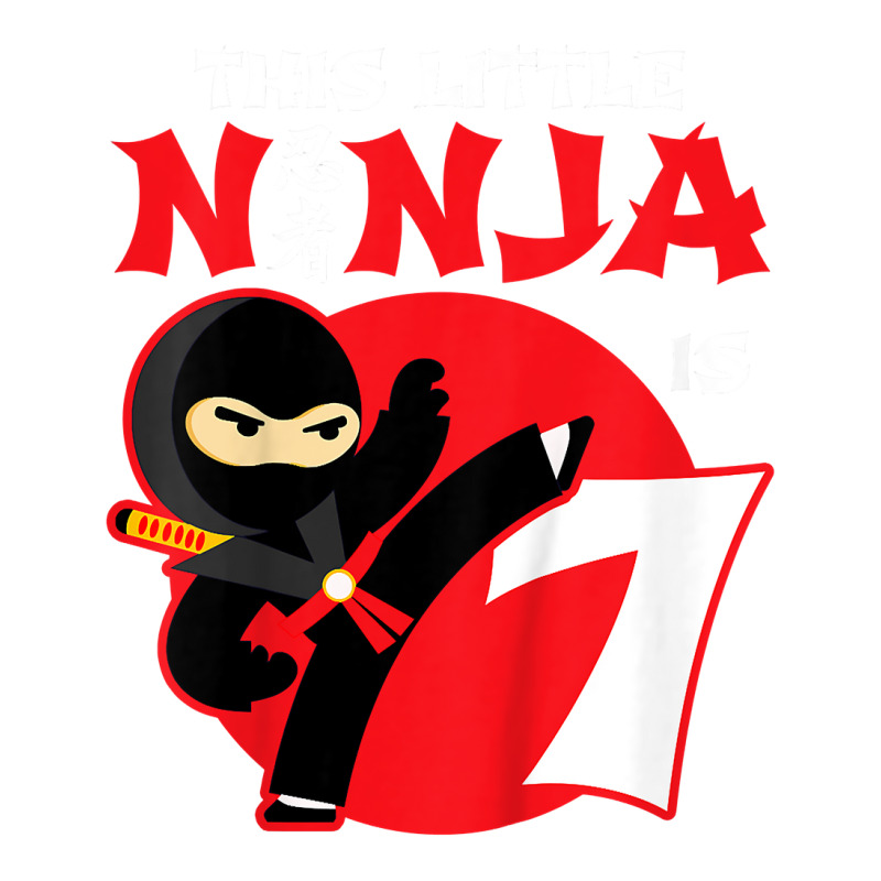 Custom Kids Birthday Ninja Kids Birthday Party Birthday Ninja 7 T Shirt