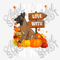 Fall In Love With Malinois Dog On Pumkin Halloween Travel Mug | Artistshot
