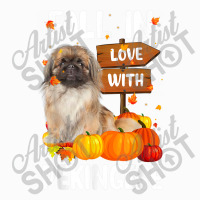 Fall In Love With Pekingese Dog On Pumkin Halloween Coffee Mug | Artistshot