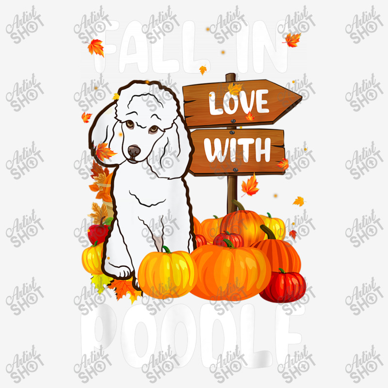 Fall In Love With Poodle Dog On Pumkin Halloween Travel Mug | Artistshot