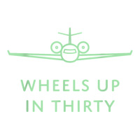 Wheels Up In Thirty (private Jet Lingo) T Shirt Men's T-shirt Pajama Set | Artistshot