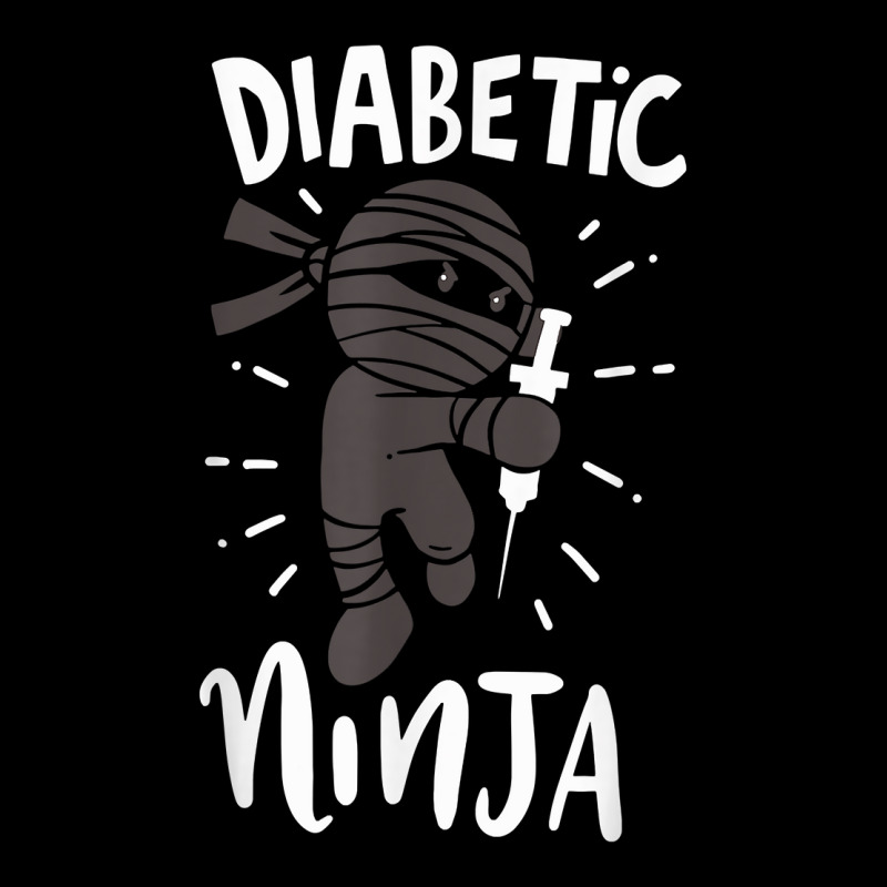 Diabetic Ninja Type 1 Diabetes Doctor Diabetes Awareness T Shirt V-Neck Tee by kadejahdomenick | Artistshot