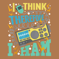 I Think Therefore I Ham   Ham Radio Amateur Radio Operator T Shirt Vintage Short | Artistshot