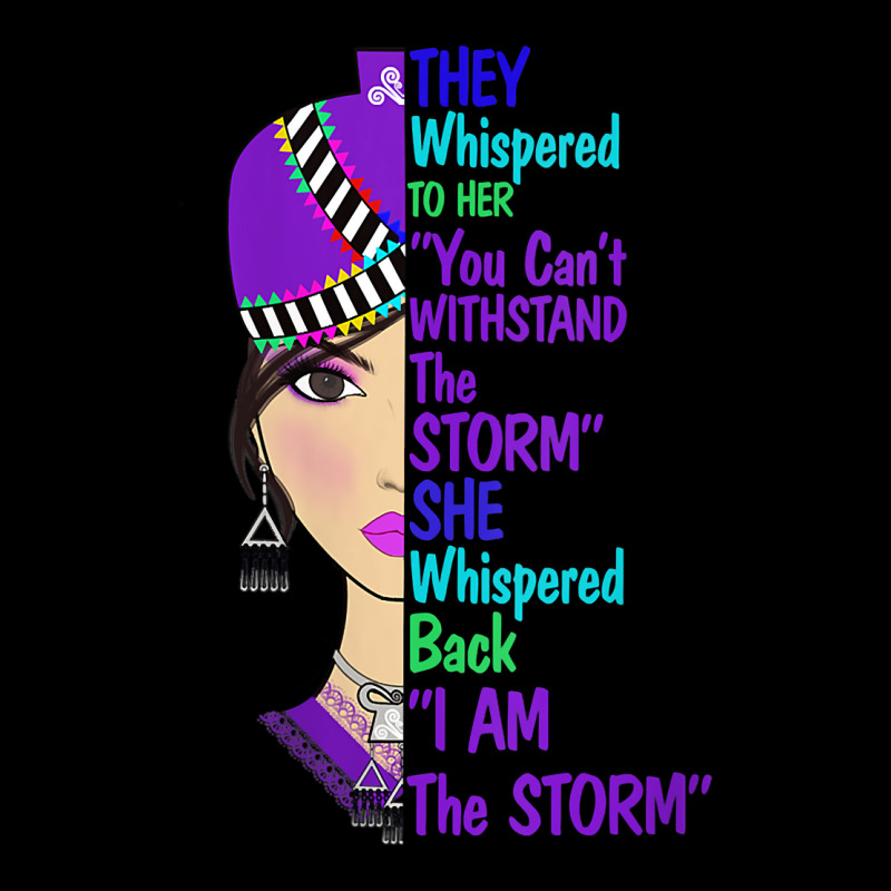 Womens Hmong Inspired T Shirt They Whispered To Her I Am The Storm V N Fleece Short | Artistshot