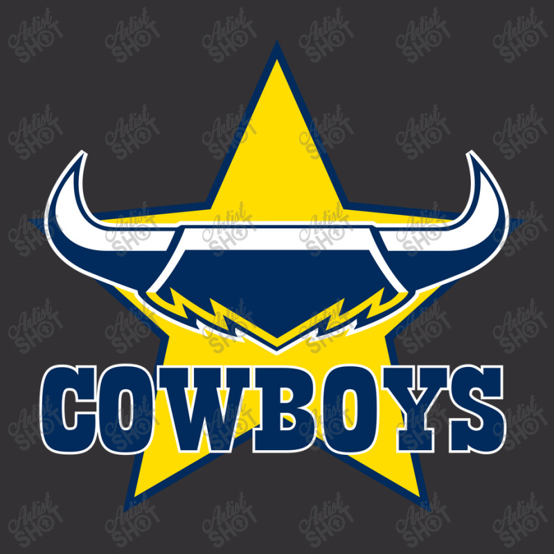 The-north-queensland-cowboys-pen Vintage Hoodie | Artistshot