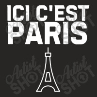 Ici Cest Paris Ladies Fitted T-shirt | Artistshot