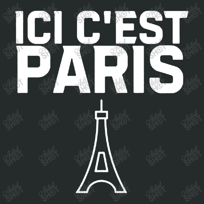 Ici Cest Paris Women's Triblend Scoop T-shirt by GassPoll | Artistshot