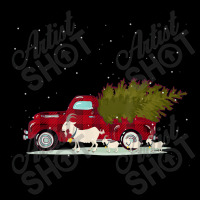 Goat Red Plaid Truck Christmas Legging | Artistshot