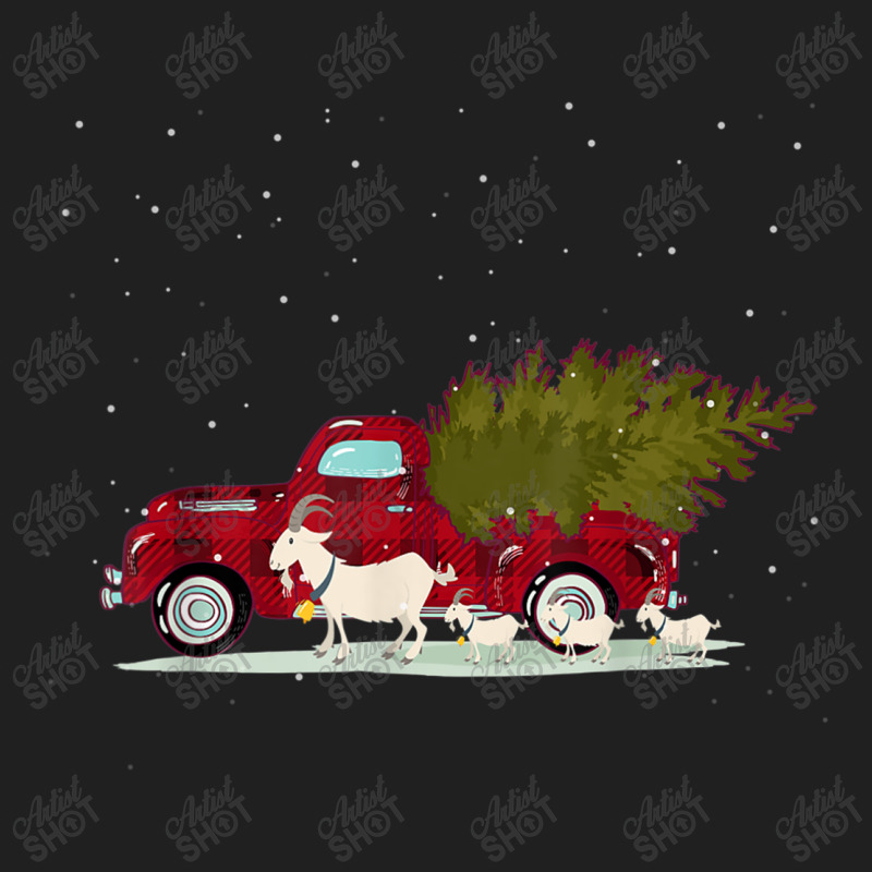Goat Red Plaid Truck Christmas Ladies Polo Shirt | Artistshot