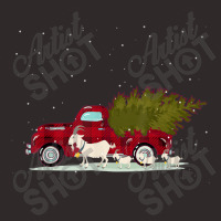 Goat Red Plaid Truck Christmas Racerback Tank | Artistshot
