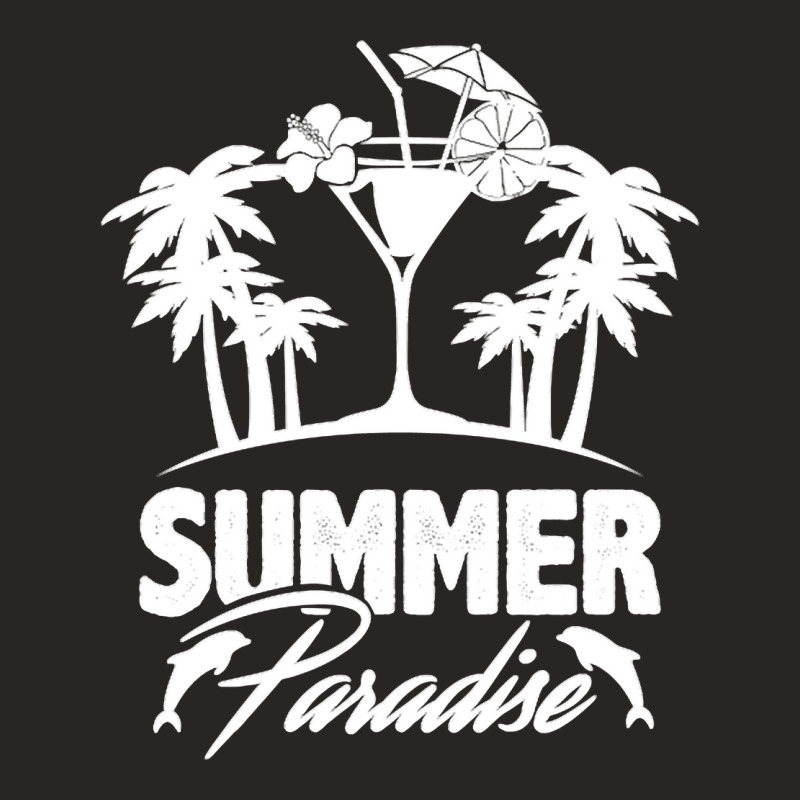 Summer T  Shirt Summer Paradise Beach Sunshine Vacation T  Shirt Ladies Fitted T-Shirt by kuvalisjoel280 | Artistshot