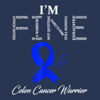 Colon Cancer Warrior I'm Fine T Shirt Men Denim Jacket | Artistshot