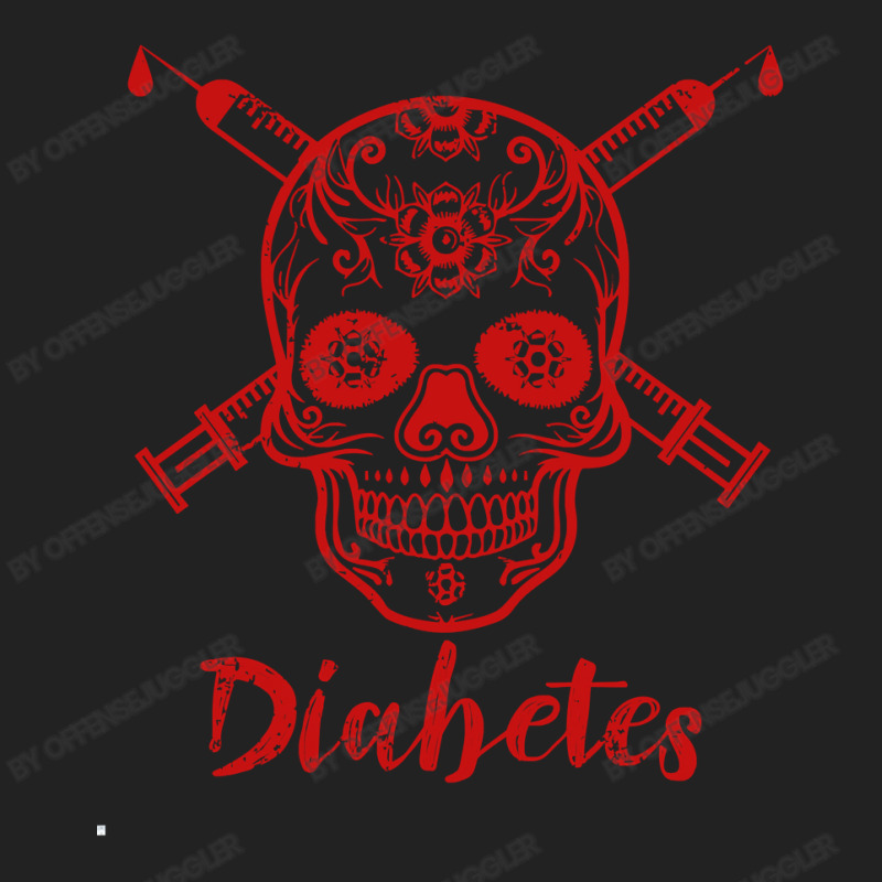 Diabetes Diabetic Red Skull Insulin Diabetic Diabetes Awareness Backpack by offensejuggler | Artistshot