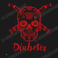 Diabetes Diabetic Red Skull Insulin Diabetic Diabetes Awareness Full-length Apron | Artistshot