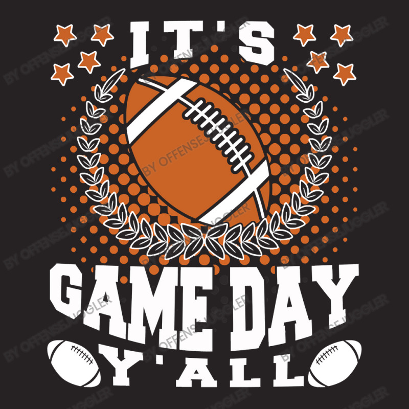 Football Its Game Day Yall Funny Quotes 402 Football Vintage Cap by offensejuggler | Artistshot