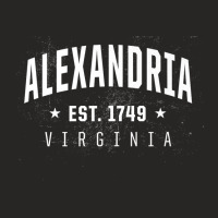 Alexandria Virginia Patriotic Hometown Patriotism Home State Premium T Ladies Fitted T-shirt | Artistshot