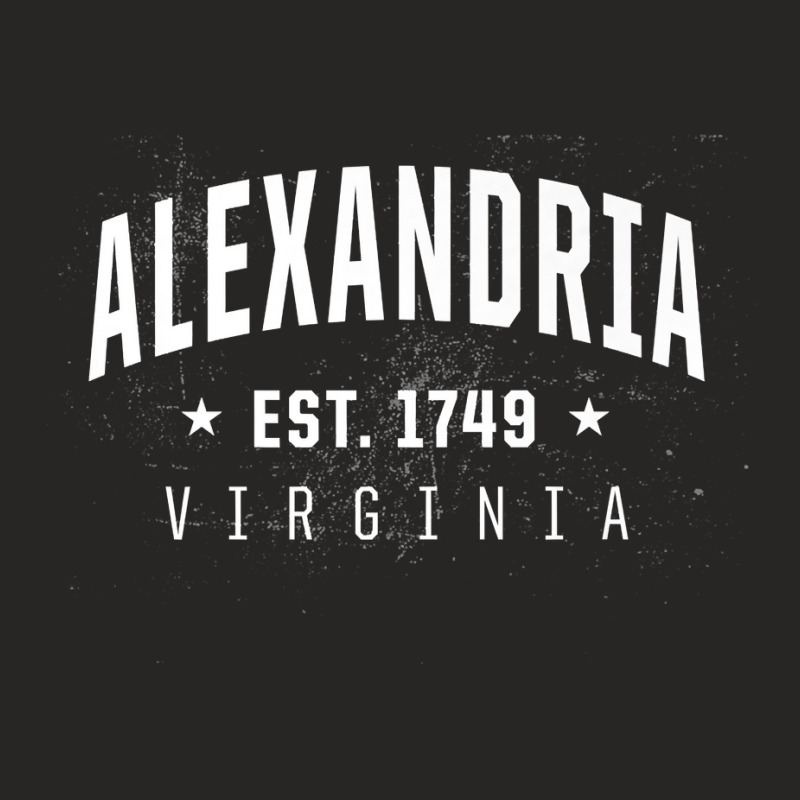 Alexandria Virginia Patriotic Hometown Patriotism Home State Premium T Ladies Fitted T-Shirt by belenfinl | Artistshot