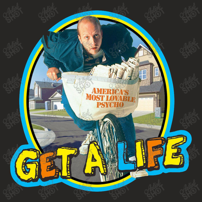 Get A Life Ladies Fitted T-Shirt by Scales | Artistshot