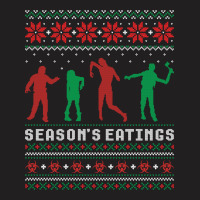 Season's Eatings Ugly Zombie Christmas Sweater T-shirt | Artistshot