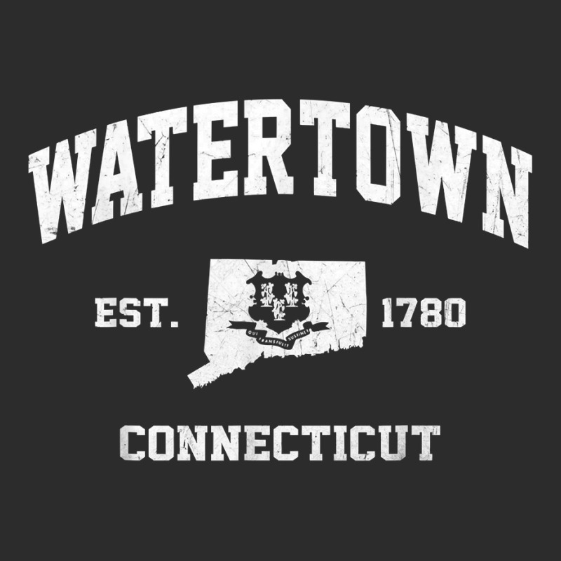 Watertown Connecticut Ct Vintage State Athletic Style T Shirt Exclusive T-shirt by Sand King | Artistshot