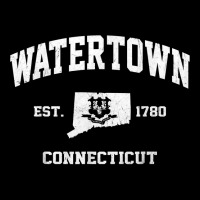 Watertown Connecticut Ct Vintage State Athletic Style T Shirt Lightweight Hoodie | Artistshot