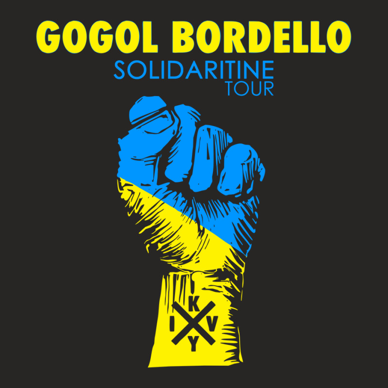 Gogol Bordello Solidaritine Tour Ladies Fitted T-Shirt by Rasa | Artistshot