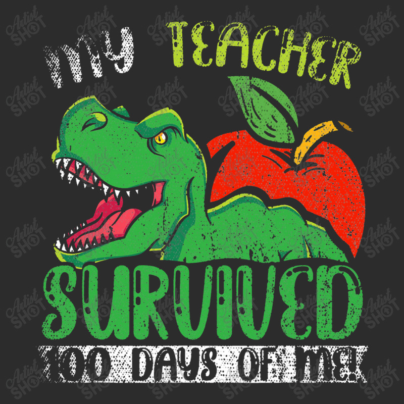 My Teacher Survived 100 Days Of Me 100 Days Of School Exclusive T-shirt | Artistshot