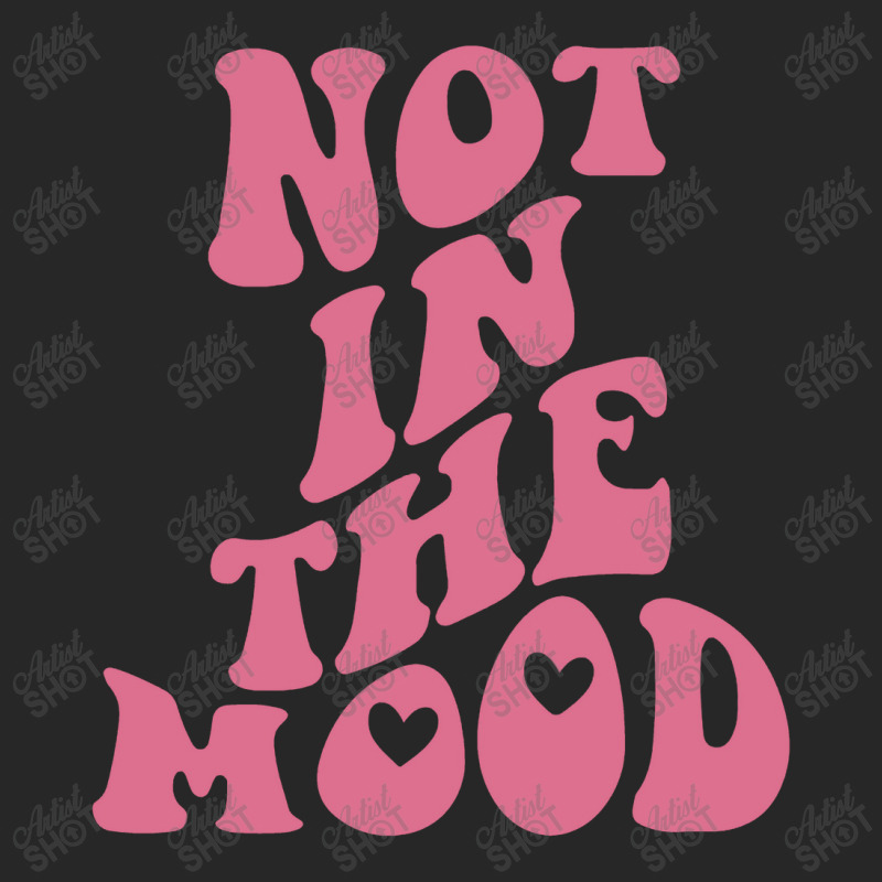 Not In The Mood Aesthetic Words On Back Trendy Men's T-shirt Pajama Set | Artistshot