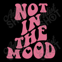 Not In The Mood Aesthetic Words On Back Trendy Men's 3/4 Sleeve Pajama Set | Artistshot