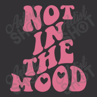 Not In The Mood Aesthetic Words On Back Trendy Vintage Short | Artistshot