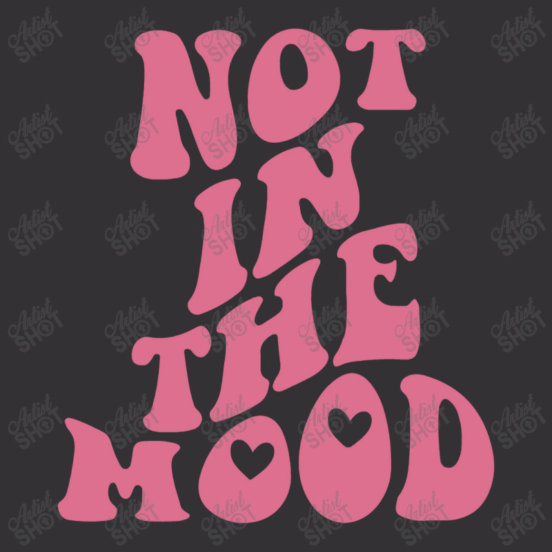 Not In The Mood Aesthetic Words On Back Trendy Vintage Short | Artistshot