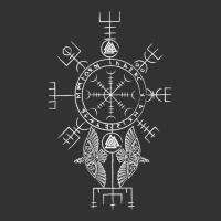 Viking Symbols Print On Back   Aegishjalmur Vegvisir Valknut T Shirt Baby Bodysuit | Artistshot