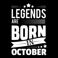 Legends Are Born In October Zipper Hoodie | Artistshot