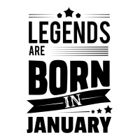 Legends Are Born In January Zipper Hoodie | Artistshot