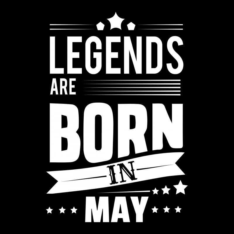 Legends Are Born In May Zipper Hoodie | Artistshot