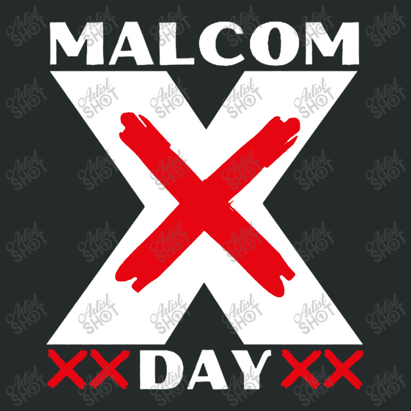 Malcolm X Day Women's Triblend Scoop T-shirt by Cilukba | Artistshot