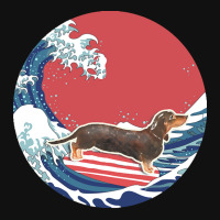 Dachshund T  Shirt Black & Tan Dachshund Gifts   Ocean Waves Surfing B Baby Beanies | Artistshot