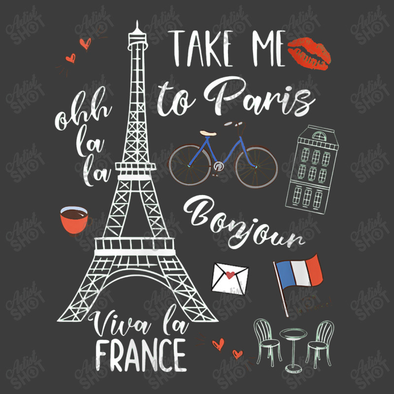 Womens Paris Shirt Eiffel Tower French Gift France Quote Travel Men's Polo Shirt | Artistshot