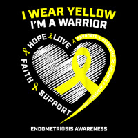 Womens I Wear Yellow Endo Warrior Endometriosis Awareness Warrior Tank Adjustable Cap | Artistshot