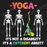 Yoga Fitness Not Disability Different Ability Skeleton 327 Bodybuildin Classic T-shirt | Artistshot