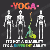 Yoga Fitness Not Disability Different Ability Skeleton 327 Bodybuildin Vintage Hoodie And Short Set | Artistshot