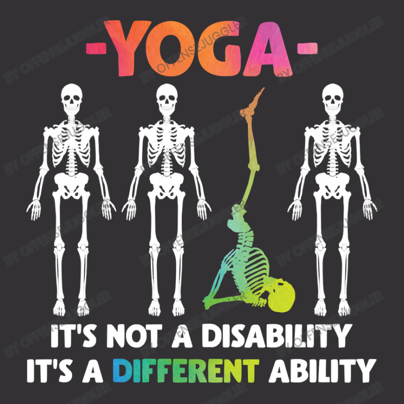 Yoga Fitness Not Disability Different Ability Skeleton 327 Bodybuildin Vintage Hoodie And Short Set by offensejuggler | Artistshot