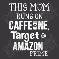 This Mom Runs On Caffeine Target & Amazon Prime Ladies Curvy T-shirt | Artistshot