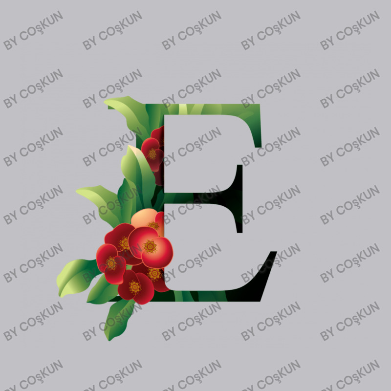 Floral Initial Letter E Pocket T-Shirt by coşkun | Artistshot