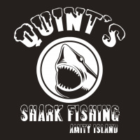 Quints Shark Fishing Amity Island Tank Top | Artistshot