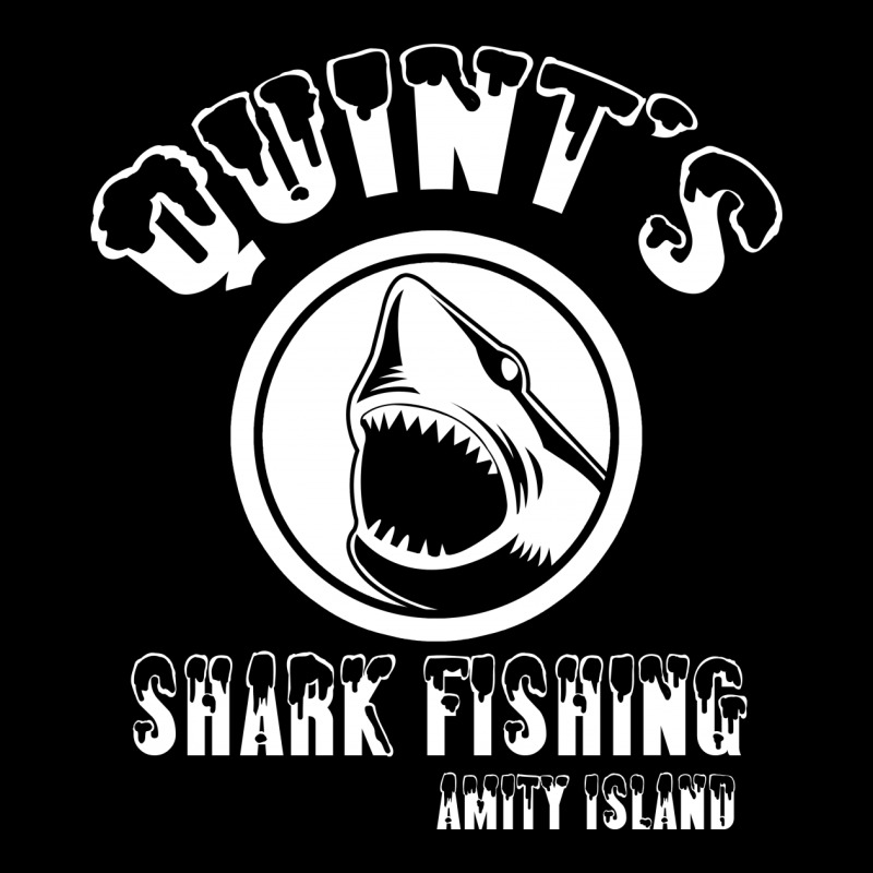 Quints Shark Fishing Amity Island V-neck Tee | Artistshot