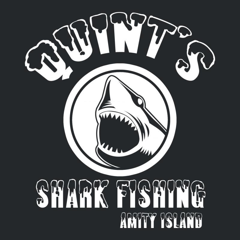 Quints Shark Fishing Amity Island Crewneck Sweatshirt | Artistshot