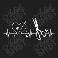 Sewing Scissors Heartbeat I Live Sew Gift Ideas For Sewing Love T-shirt | Artistshot