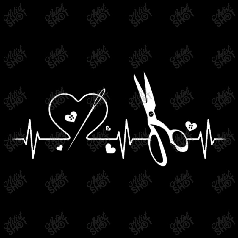 Sewing Scissors Heartbeat I Live Sew Gift Ideas For Sewing Love Zipper Hoodie | Artistshot