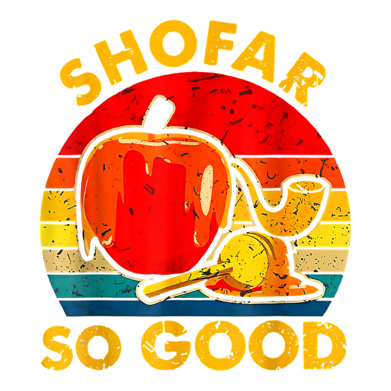 Shofar So Good Vintage Jewish Tee Rosh Hashanah T Shirt V-neck Tee | Artistshot